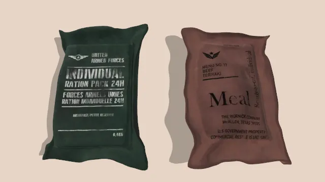 真空军用口粮袋食物包装