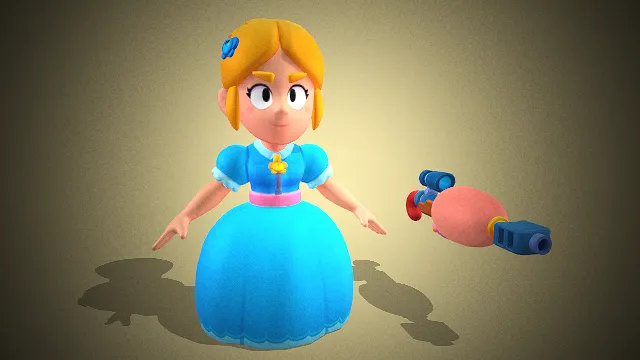 piper佩佩  狙击手  狙击枪  荒野乱斗  游戏模型