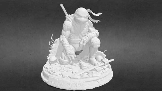 莱昂纳多 陨落的战士stl.stl