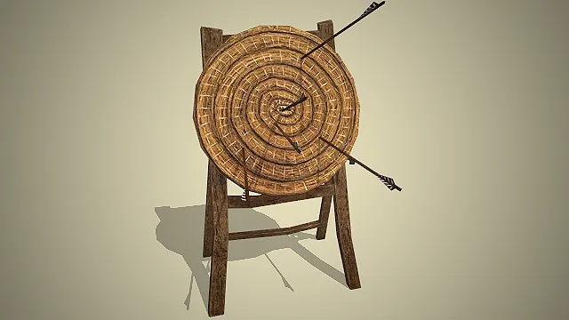 草编箭靶  复古箭术道具  中世纪训练场  狩猎训练装备