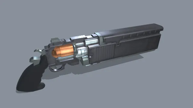 手枪 pbr模型 枪械 武器 射击
