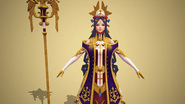 Frey_R 韩风格人物游戏角色模型