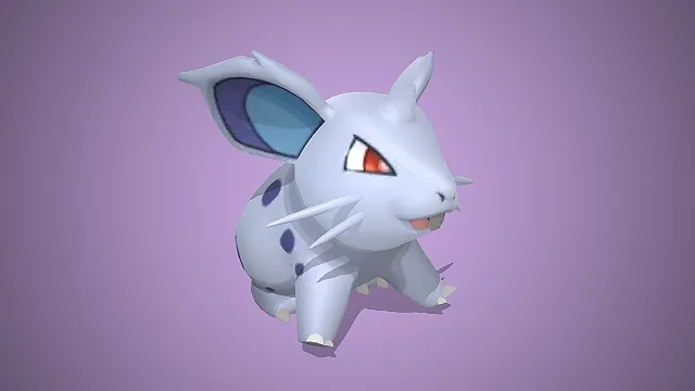 尼多兰  宝可梦  卡通形象  游戏IP  可爱姿态