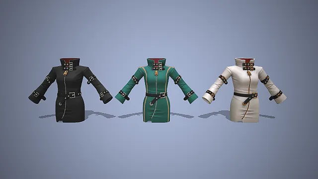 机能风  收腰设计  个性潮流  时尚服装