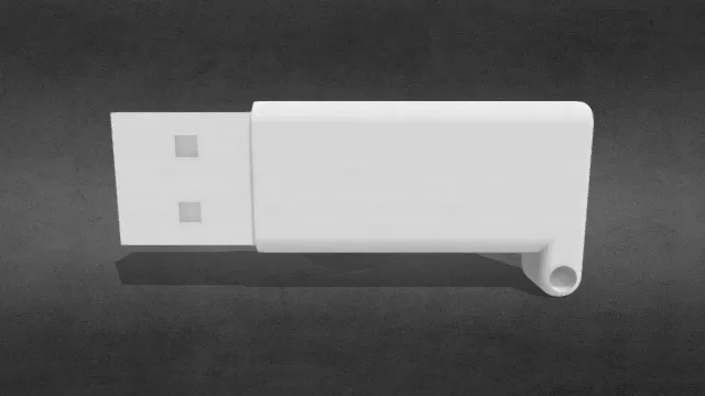 真实尺寸的U盘模型，仿真U盘obj.obj