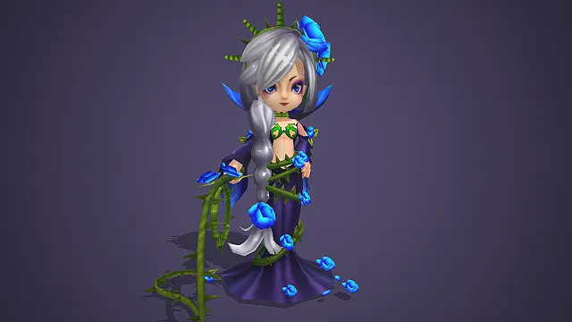 花妖角色  荆棘玫瑰女王  银发魔女  藤蔓荆棘