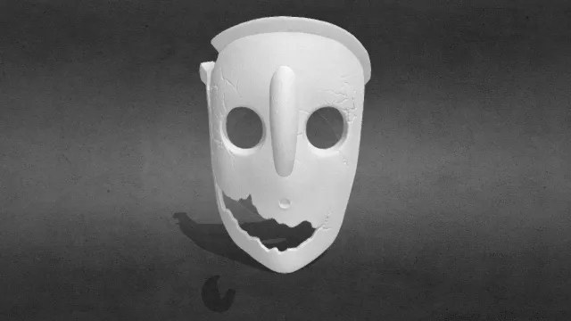 美女与野兽噩梦面具stl_l01.stl