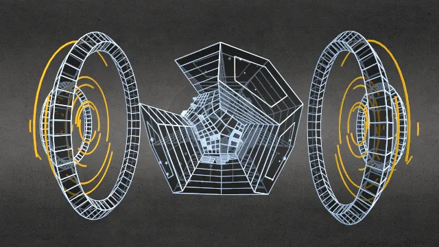 主离子驱动体科技设备科幻模型