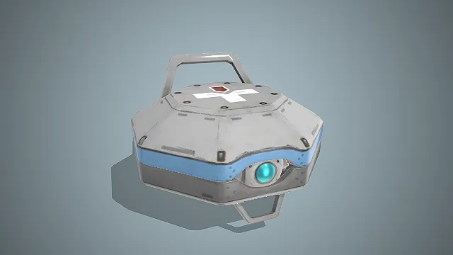 科幻医疗箱  便携提手  科技感急救包  生存装备