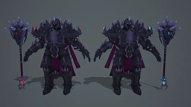 幽晶邪铠魔战士模型