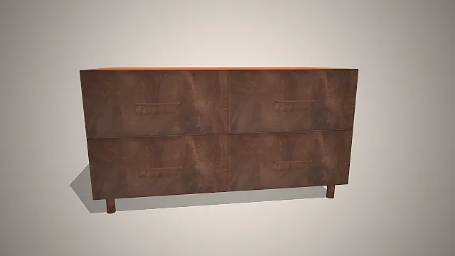 四斗柜  实木储物柜  收纳家具  中古风软装