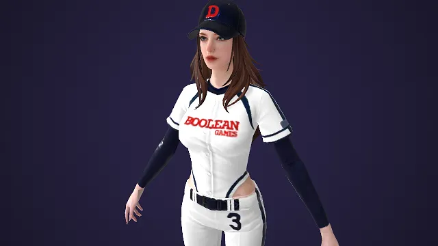 运动休闲  竞技风格  棒球帽  3d角色模型  活力青春  潮流元素  体育竞技