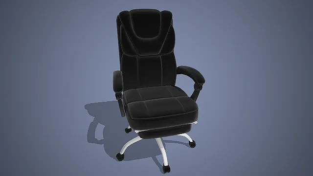 皮质办公椅  办公家具  人体工学设计  商务休闲双用