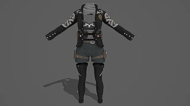 工装休闲装：战术腰带女款冒险服