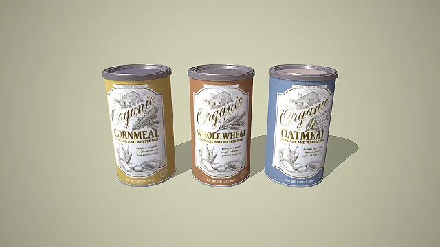 Williams-Sonoma 有机松饼华夫饼预拌粉三色罐装组合展示图