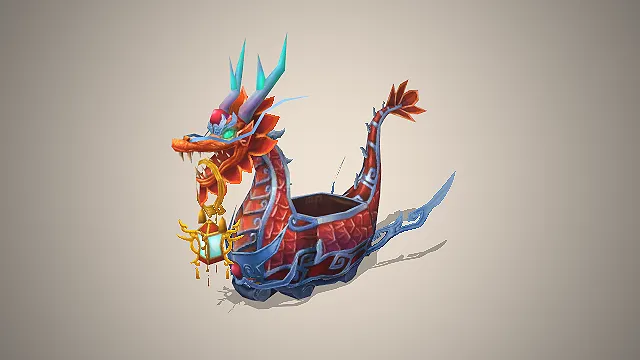 龙舟坐骑  国风载具  仙侠坐骑  东方神话