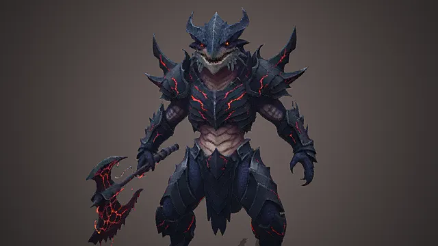 深渊魔甲战兽角色模型