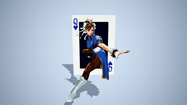 春丽龙之子 vs 卡普空街头霸王 游戏角色3D模型