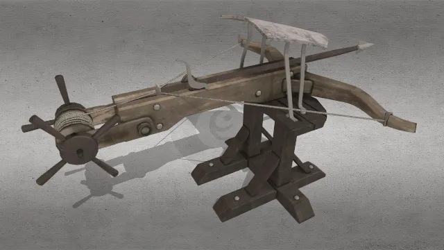 大型武器木制弓弩道具