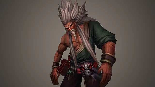 妖界野林武坛狂拳散修武夫模型