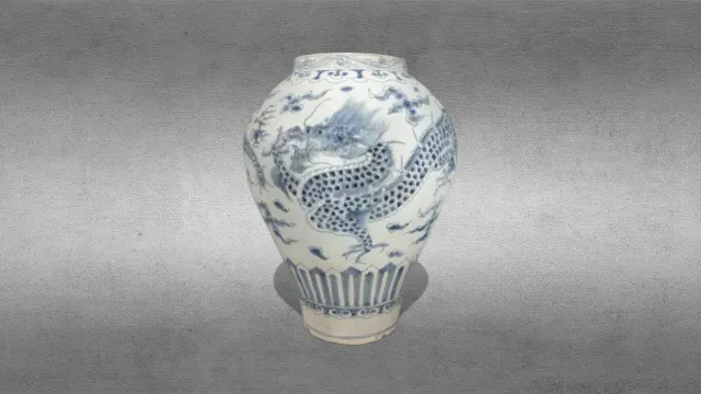 古董 花瓶 陶瓷