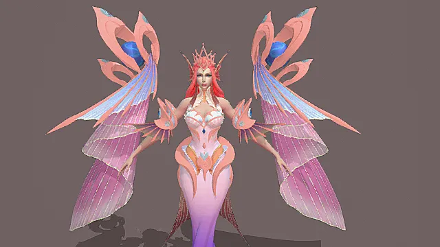 粉翎羽姬：幻彩孔雀控法套装