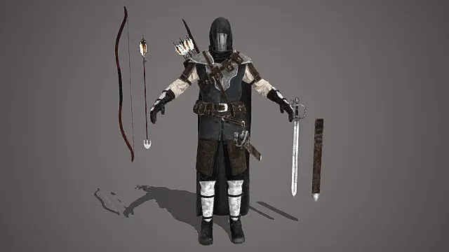 装甲战士  蒙面骑士  角色模型