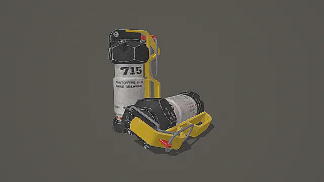 现代战术风原型手雷3D模型