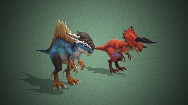 霸王龙  游戏怪物  卡通写实  尖牙利爪