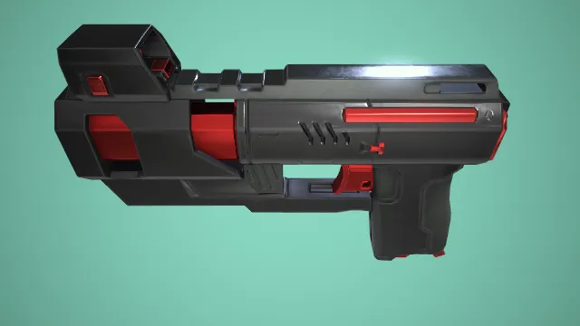 手枪 武器模型 pbr模型 游戏模型