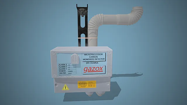一氧化碳探测器  安防设备  工业安全场景  报警指示