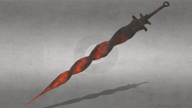 螺旋状武器火链巨剑游戏道具