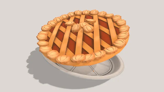 南瓜蔬菜派蛋糕甜点食物