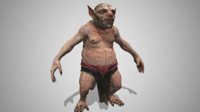 黑神话  冻饿鬼  游戏建模  角色  妖怪