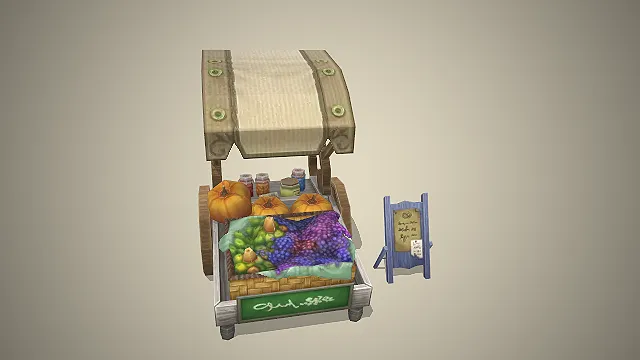 童话欧式  市集推车  木质编织混搭  温馨治愈系