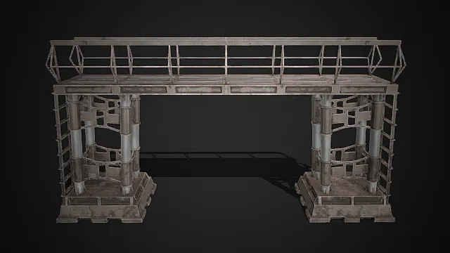 废土升降平台模型