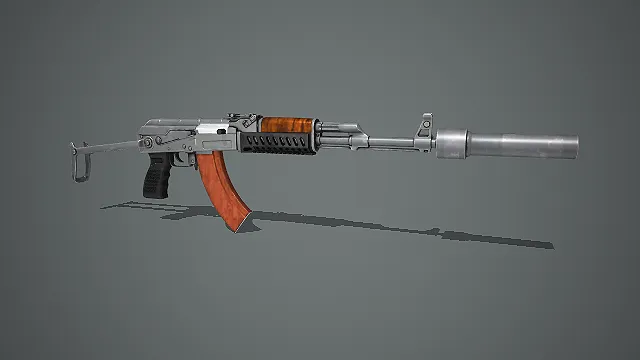 金属木质结合的 AK 系步枪模型