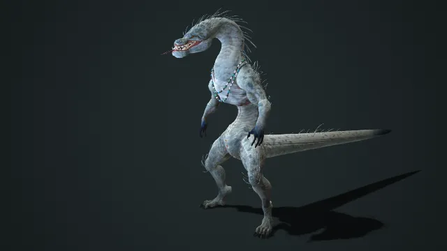 黑神话  白衣蛇  游戏建模  动物  怪物