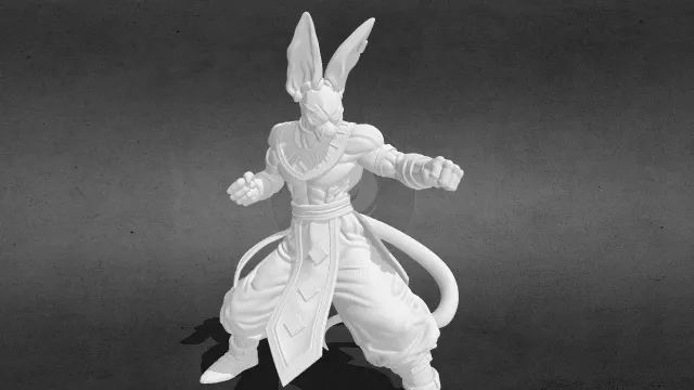 龙珠动漫 破坏神 比鲁斯stl.stl