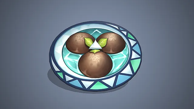 食物模型  手绘风  几何花纹餐盘  奇幻美食