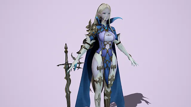 女骑士   游戏boss   魔法战士   术士    美女    