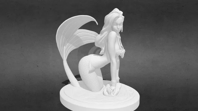 杂耍小美人鱼obj_L.OBJ