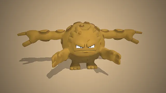 隆隆石  宝可梦  岩石地面属性  卡通形象  多臂造型