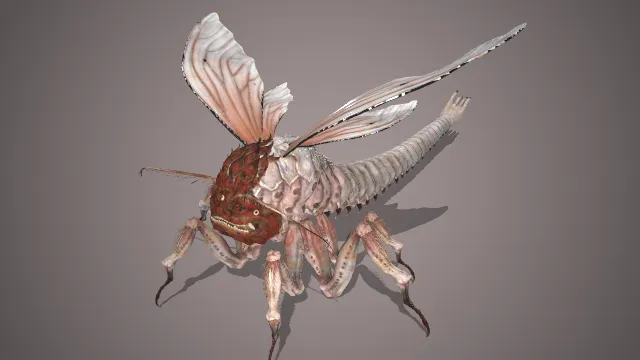 黑神话  右手虫  游戏建模   妖怪  虫子