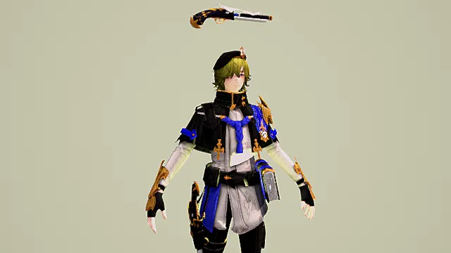 二次元游戏枪客   魔术师人物角色