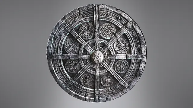 盾牌 武器模型 中世纪 pbr模型 