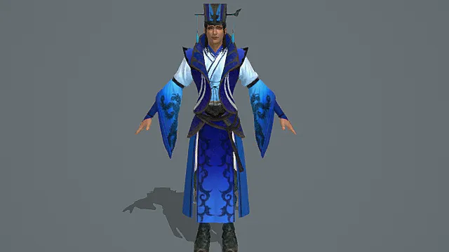 幽蓝谋主·古风智将型文臣套装