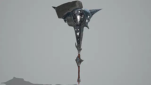 暗黑畸变武器：生物头颅战锤