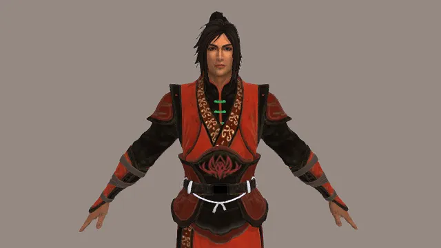 赤莲侠影·宗门武师型侠客套装