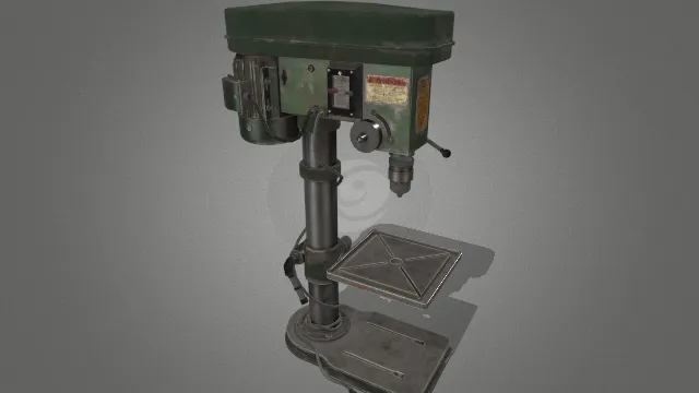 垂直钻孔机器工程车间车床